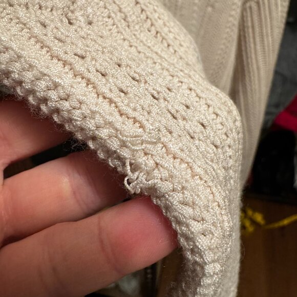 Gentle Fawn Knit Sweater | Size Medium | Blush Pink | Feminine Bubble Sleeves - Picture 7 of 7